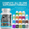 Clean Nutraceuticals NAC Supplement N-Acetyl Cysteine 1000mg Vitamin D3 K2 Zinc Quercetin 1000mg Sarracenia Purpurea 1000mg with Elderberry Holy B...