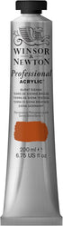 Winsor & Newton Professional Acrylic Paint, 200ml (6.75-oz) Tube, Burnt Sienna...