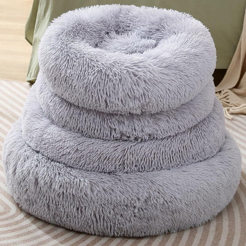 Fluffy Dog Bed Cat Bed Small Dogs Bed Doughnut Bed Small Dog Bed Cat Blanket Dog Blanket Small Dogs Bed Round Dog Bed Cat Bed Cat Cushion Dog Bed ...