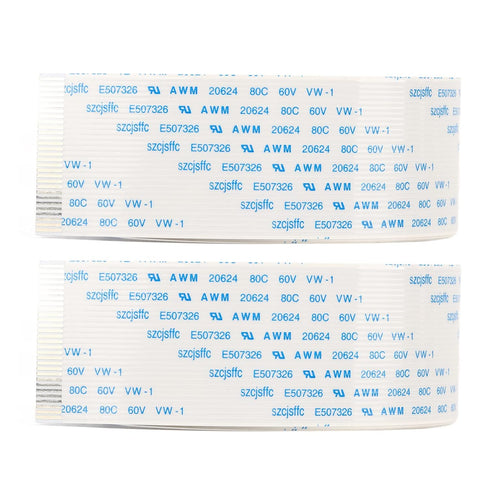 2Pcs Printer Flat Data Cable Printer Flexible Flat Cable 2pcs for XP600 TX800 Printhead Cable Data Cable Thickened Printer Flexible Flat Cable (15...