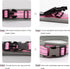 Soft Neoprene Padded Dog Collar, Adjustable Reflective Wide Pet Nylon Dog Collars for Small Medium Large Dogs Pink-XL...