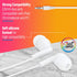 Earbuds 30 Pack | Bulk Basic Earbuds, Pearl White in-Ear Earbuds, Disposable Earphones, Affordable Headphones, 3.5 MM Audio Jack Earbuds for Schoo...