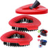 Scrub Brushes 2 Pcs & 1 Base Combo for O Ceda EasyWring 1 Tank System,Mop Head Replacement,Spin Mop Replace Head Brush for Bathroom,Kitchen,Tub an...