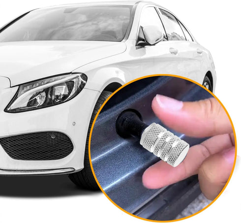 10 Pcs Tire Valve Stem Caps, Anodized Aluminum Tire Valve Cap Set, Corrosion Resistant Stem Covers Universal for Cars Trucks Motorcycles SUVs & Bi...