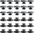 Ultimate Blank Bit Attachment Compatible with Bogg Bags Origanal/Baby/Bitty,30 Pcs Necessary DIY Charm Ornaments Button Accessories for Beach Bag...