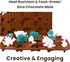 Candy Chocolate Silicone Mold Baking Tray Pan Dinosaur Dino Animal-Themed Shape TREX Non-Stick Food-Grade for Homemade Kids DIY Treats Ice-pops Fr...