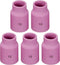 RIVERWELD TIG Large Gas Lens Alumina Nozzle Ceramic Cups 53N87#12 3/4" Orifice Fit SR DB WP 9 17 18 20 25 26 TIG Welding Torch 5pk...