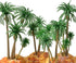 HUIANER Palm Tree Model Trees, Miniature Palm Trees Mixed 5 Size Fake Plastic Trees with No Stands for DIY Scenery Landscape Cake Decoration?18PCS...