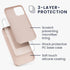kwmobile Case Compatible with Apple iPhone 12 / iPhone 12 Pro Case - TPU Silicone Phone Cover with Soft Finish - Dusty Pink...