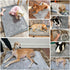 BEAUTYZOO Dog Crate Mat Pad, Soft High Resilience Foam Dog Crate Pad Kennel Pads with Soft Wavy Plush, Anti-Slip Washable Mattress for Jumbo Extra...