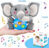Plush Musical Baby Toys?Cute Elephant Toys for 3-6-12 Months Boys & Girls, Cute Stuffed Animal Infants Baby Toy? Elephant Baby Stuff?Toys for Infa...
