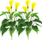 Artificial Flower 17 inches Calla Lily Silk Plant Fake Bonsai Flowers Greenery Plants for Indoor Outdoor Home Office Bedroom Table Centerpieces Pa...