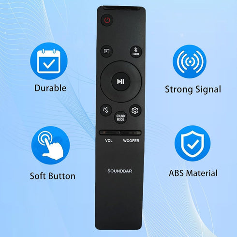 Replacement Remote Control for Samsung HW-S40T HW-S41T HW-T420 HW-T60M HW-T60M/ZA Home Theater Soundbar Sound Bar Audio System...