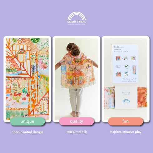Sarah's Silks Seek and Find Playsilk Dollhouse...