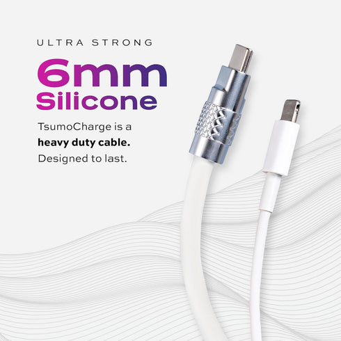 Statik TsumoCharge USB C Cable to i-Product 27W Fast Charging Cable, Heavy-Duty Liquid Silicone USB C Cable, Support Data Transfer Type C Cable, 6...