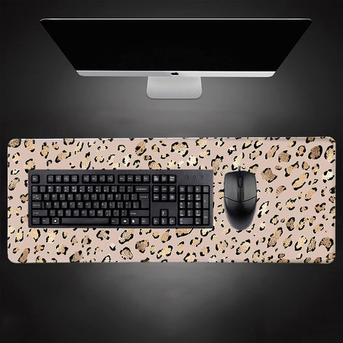 Large Gaming Mouse Pad, Desk Pad, Computer Keyboard Mouse Mat Non-Slip Mousepad Rubber Base and Stitched Edges for Gamer Home&Office, 31.5x11.8 In...