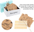Outus 36 Pieces Recipe Card Dividers Tabs Include 24 Labelled and 12 Blank Tabs 60 Adhesive Labels Fit 4 x 6 Inch Cards for Recipe Box Organize (C...