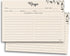 Spacious Recipe Cards 4x6” - 50 count, Double Sided. Thick Card Stock. Perfect for Recipe Box & Recipe Binder. Minimal Floral Kraft-Like Design...