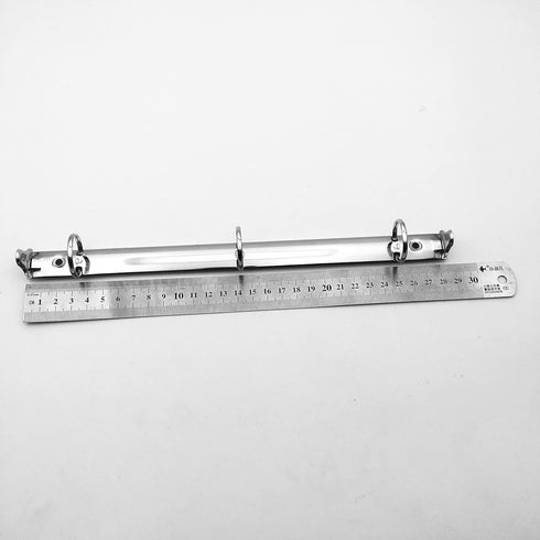 2Pcs Metal Standard Letter Size 3-Ring Binder Mechanism with booster ?3 O Rings,1 inch=25mm Capacity,20mm base width,Loose Leaf Binding Spines Com...