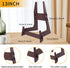 1 Pack 13 Inch Plate Stand, Wooden Display Stand Plate Stands for Display Decorative Picture Frame Stand, Easel Display Stand,Book Display Stand, ...