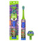Firefly Clean N' Protect Teenage Mutant Ninja Turtles Power Toothbrush with 3D Character Cover, Soft Bristles, Battery Included, Ages 3+, 1+1...