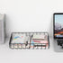 BTSKY Multipurpose A4 File Tray Wire Desk Tray Organizer Elegant Letter Size Desk Documents Tray Magazine Files Storage Basket Organizer Bin for O...