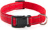 Reflective Dog Collar for Small,Medium, and Large Dogs,Ajustable Nylon Dog Collars with Quick Release Buckle,Red L...