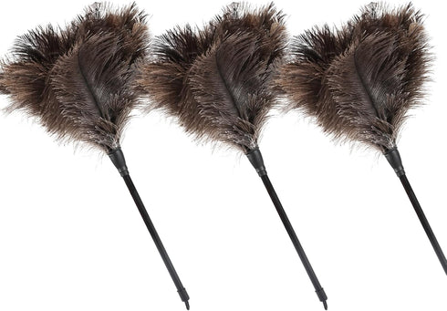 Ostrich Feather Duster 15 Inch Household Handheld Feather Dusters for Cleaning Window Blind Duster(3PCS)...