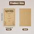 150pcs Seed Packets, 3.15" x 4.72" Self Sealing Seed Saving Envelopes Resealable Seed Bags Holder Pack Organizer Kraft Paper Small Parts Envelopes...