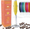 Elementi Milk Handheld Frother Wand - Coffee Mixer Wand - Coffee Mixer Wand - Coffee Frother Handheld - Cold Foam Frother - Office Gadgets (Yellow...