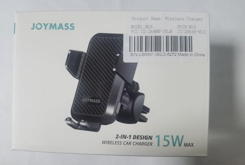 Wireless Car Charger, 15W Fast Charging Auto Clamping Car Charger Cell Phone Holder Mount Vent for iPhone 15 14 13 12 Mini Pro Max 11 XR XS X, Sam...