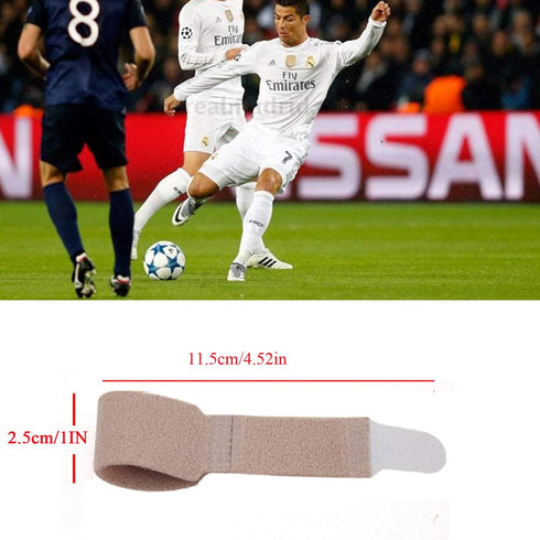 8 Pieces Toe Splint Wraps Non Slip Hammer Toe Straightener for Broken Toe, Crooked, Overlapped, and Hammer Toes-Women and Men...