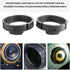6.5 Inch Speaker Adapters Plate Spacer for VW 1999-2019, Porsche 2000-2006, Skoda 2005-2013, Seat 1999-2005 Aftermarket Front Door Speaker Adapter...