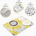 Sunflowers Dish Drying Mat for Kitchen, 16x18 Microfiber Mat Absorbent Reversible...