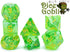 Gate Keeper Games and Dice: Inclusion Dice: Dice Goblin - 7pc Set, Transparent Green, Goblin Head Inclusion, 7 Resin Dice for Role Playing Games...