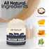 Beef Tallow Salve – All Natural Grass Fed Beef Tallow & Honey All Purpose Balm – Moisturizing Body Salve Great for Eczema, Cracked, Dry, Itchy, Ir...