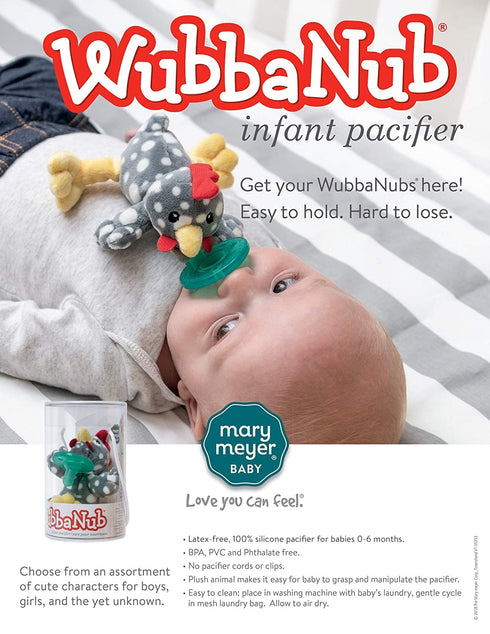 Mary Meyer WubbaNub Infant Pacifier, 6-Inches, Marina Mermaid Purrmaid Cat...