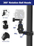 UTV Camera Mount for 1.75"-2" Roll Bars - Compatible with GoPro, Mevo Start & More - Easy to Install Action Camera Accessories on Polaris RZR, Can...