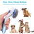 Cat brush,Self Cleaning Slicker Brush,Cat Grooming,Pet Massaging Tool Suitable for Pets with Long or Short Hair,Dog Grooming Brush Tool Gently Rem...