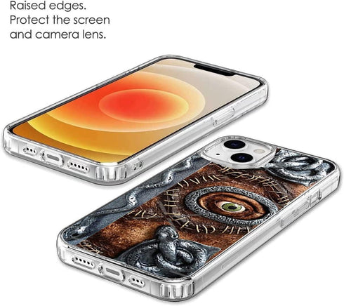 Phone Case Compatible with iPhone 13 Case Transparent Soft TPU Flexible Case Cover Hocus Horror Spell Book Halloween Phone Case Cover......