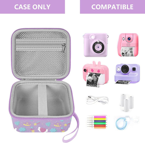 Leayjeen Kids Camera Case Compatible with ESOXOFFORE/Dylanto/GKTZ/HiMont/CAMCLID Kids Camera Instant Print for Holiday Gifts and Birthday Gifts fo...