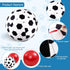 Juome Herding Ball for Dogs, 10" Dog Herding Balls with Soccer Cloth Cover Hand Pump, Interactive Dog Toys for Small & Medium Dogs...