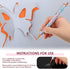 Epakh Weeding Pen, 2 Pieces Metal Vinyl Air Release Tool for DIY Crafts, Retractable Fine Point Writing Instrument...