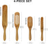 As Seen on TV, Mad Hungry Spurtle 4pc Set, Acacia Premium Wood Finish, Cooking Utensils For Non Stick Cookware, Baking, Whisking, Smashing, Scoopi...