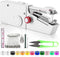 Handheld Sewing Machines with Accessories Kit, Mini Portable Quick Sewing Sewing Machine, Easy to operate sewing machine for beginners, portable h...