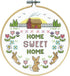 Design Works Crafts Sweet Home Counted Cross Stitch Kit with Hoop...