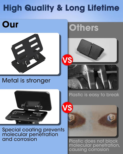 ?Durable New Metal Material? Rear Camera Holder Dash Cam Mirror Rear Camera Mount Backup Camera Bracket Car Rear Camera Rear Window Holder Reverse...