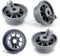 4 Packs 165314 Dishwasher Wheels Lower Rack Fit for Bosch,Dishwasher Wheels Replaces Dish Rack Part Number 420198 AP2802428 PS3439123