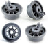 4 Packs 165314 Dishwasher Wheels Lower Rack Fit for Bosch,Dishwasher Wheels Replaces Dish Rack Part Number 420198 AP2802428 PS3439123