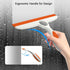 Shower Squeegee for Glass Doors, 10" Squeegee for Shower Glass, Window Squeegee with Hook, All-Purpose Shower Squeegee for Tile Shower Walls, Mirr...